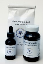 Momma's Milk also available in tea and glycerite formulas.